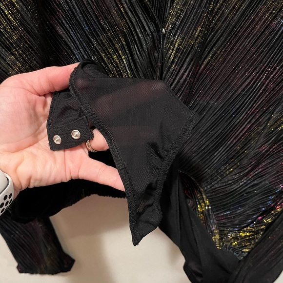 Flying tomato Vici Collection Rainbow Metallic Bodysuit sz Large - Picture 8 of 12